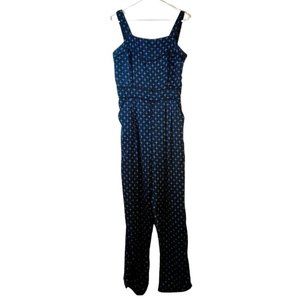 Blue and Black Women's Jumpsuit from Brazil - Size Small